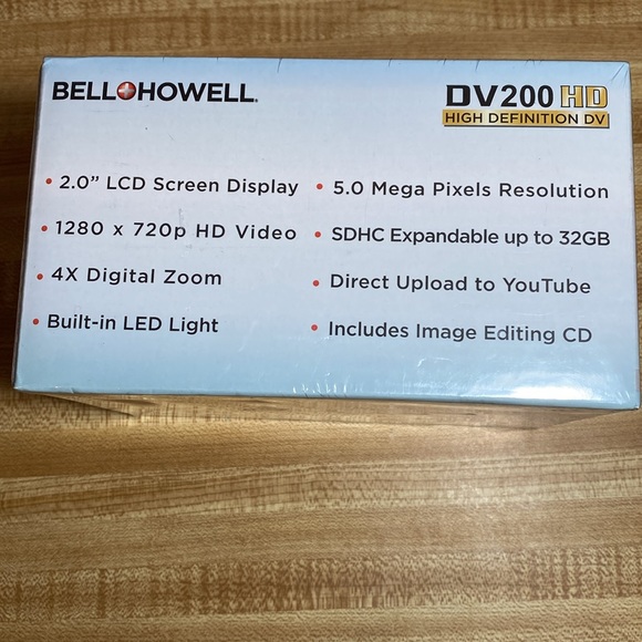 Bell+ Howell DV200HD Ultra Compact High Definition Digital Camcorder sealed New - Picture 2 of 5